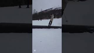 skiing day 3 #myrkdalen #skiing #shorts #rail #foryou
