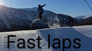 fast laps myrkdalensnowpark #ski #2025 #myrkdalen #crazy #fastlaps