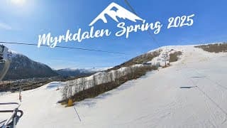 Myrkdalen Spring Snowboarding 2025