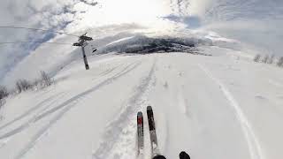 Vårpudder i  Myrkdalen  31 mars 2026