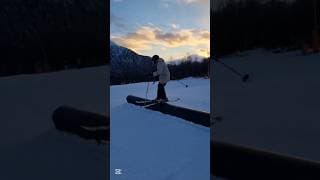 skiing day 2 #myrkdalen #skiing #fyp #rail
