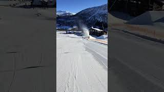 Big crash from my boy in #myrkdalen filmed on #metarayban #freestyleski #skicrash
