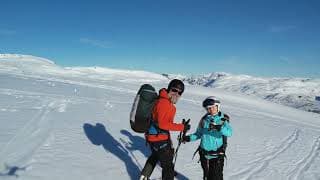 Myrkdalen Drone Check Spot - Snowkite Freeride Skitour